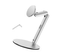 LLHCF Station d'accueil pour téléphone multi-angles avec base en aluminium antidérapante et épaisse - Mouvement complet réglable pour smartphones de 4 à 7 pouces - Support de téléphone ergonomique
