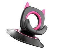 LLHCF Support de téléphone antidérapant pour voiture avec base adhésive rotative flexible pour tableau de bord de 4 à 7 pouces