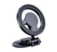 LLHCF Support de téléphone de voiture rotatif à 360 degrés en métal pliable pour économiser de l'espace pour des mains sécurisées, support de téléphone de voiture facile à conduire avec stabilité