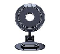 LLHCF Support de téléphone pliable pour tableau de bord de voiture - Compatibilité générale - Base en aluminium - Convient pour les longs trajets de voiture - Support de téléphone rotatif