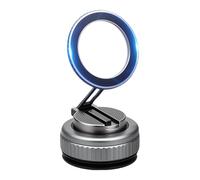 LLHCF Support de téléphone pliable pour voiture, rotation à 360 degrés, réglable avec technologie double ventouse pour une visualisation facile du support de voiture