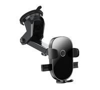 LLHCF Support de téléphone pour grille d'aération de voiture - Longueur extensible à 360° - Design antidérapant en silicone - Compatible avec appareils mobiles de 17,8 cm - Support de téléphone