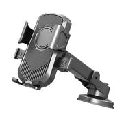 LLHCF Support de téléphone pour tableau de bord de pare-brise - Absorption des chocs - Coussinet en caoutchouc universel - Pour la plupart des smartphones - Support de téléphone de voiture réglable