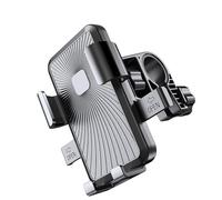 LLHCF Support de téléphone réglable anti-chocs pour moto et scooter avec support de guidon pour appareils de 4,7 à 7,2 pouces