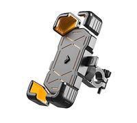 LLHCF Support de téléphone rotatif à 360 ° pour guidon de moto, scooter électrique, vélo tout-terrain, anti-vibrations, support de téléphone réglable pour scooter