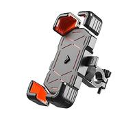 LLHCF Support de téléphone rotatif à 360 ° pour guidon de moto, scooter électrique, vélo tout-terrain, anti-vibrations, support de téléphone réglable pour scooter