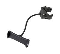 LLHCF Support de vélo compatible avec tablettes et téléphones portables - Réglable - Angle de rotation à 360° - Pliable - Pour appareils de 5 à 13" - Double pince