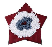 LLHCF Tapis à renifler en forme d'étoile pour chien - Couverture de dressage pour chien - Jouet à renifler - Distributeur de nourriture - Soulage le stress - Puzzle
