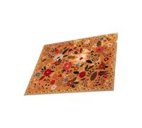 LLHCF Tapis de sol confortable et élégant antidérapant lavable en machine Motif floral