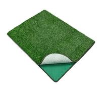 LLHCF Tapis d'herbe synthétique résistant aux déchirures pour chien réutilisable pour activités de plein air résistant aux intempéries