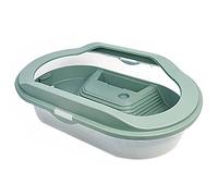 LLHCF Terrarium pour tortue pour aquarium avec île et zone de baignade Excellent cadeau pour enfants Birthda Cage Terrarium Petit