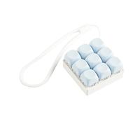 LLHCF Testeur de claviers mécaniques à 9 touches avec porte-clés en silicone pour soulager le stress et la décoration de bureau, porte-clés portable anti-stress
