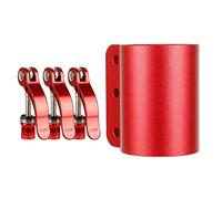 LLHCF Tige verticale en alliage d'aluminium robuste à dégagement rapide pour trottinette électrique Mantis 10 pinces pliantes renforcées pour trottinette électrique Accessoires de pièce