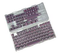 LLHCF Touches ergonomiques à 128 touches de type cyber à changement progressif pour gamers, programmeurs, claviers mécaniques