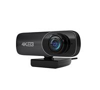 LLHCF Webcam haute définition 4K avec microphone intégré 120 vue large USB 2.0 Plug and For Play Camera pour conférence