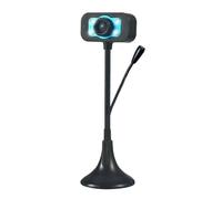 LLHCF Webcam rotative à 360 degrés avec microphone de réduction du bruit pour ordinateur de bureau pour une vision professionnelle