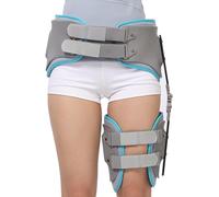 Llhdmeng Orthèse d'abduction de hanche pour adulte - Orthèse d'abduction de hanche post-opératoire - Stabilisateur de compression pour douleurs articulaires - Soutien des hanches pour blessure de