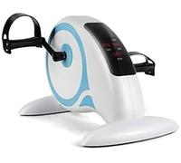 Llhdmeng Pédalier portable, machine elliptique électrique de bureau avec écran LCD, résistance réglable, vélo d'appartement compact à placer sous le bureau.