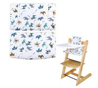 LLHQAMT Coussin de Chaise Haute, Doux et Confortable pour Housse de siège bébé avec Motifs Mignons, pour Tripp Trapp Coussin bébé Rend bébé Assis Plus sûr et Plus Confortable(Dessin Animé Pon)