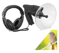 LLHTTDMBDFC Microphone directionnel parabolique, amplificateur de son, appareil d'écoute bionique pour oreille espion, appareil d'écoute longue portée jusqu'à 100 m, grossissement x8