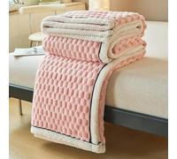 LLIDDAMES Couverture Polaire Couverture Chaude et Épaisse pour Canapé et Lit Couverture lestée Doux et Plaid Fausse Fourrure Plaid Chaude et Confortable pour Salon Camping Voyage(Pink,200 * 230cm)