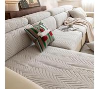 LLIDDAMES Funda de cojín de Asiento de sofá Funda de Asiento de Alta Elasticidad funda de asiento de sofá de Sala de Estar Sofá Cubre Sofás de 1 2 3 4 Plazas(Grey,Daybed) W90-110cm L160-190cm