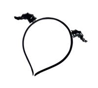 LLINthy Accessoire amusant pour jeu de rôle - Serre-tête en corne de diable pour Halloween, fêtes costumées, événements à thème pour adultes et enfants
