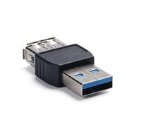 LLINthy Adaptateur USB 3.0 femelle vers USB 3.0 mâle 5 Gbps transfert de données rapide adaptateur d'alimentation pour ordinateurs portables, téléphones portables, tablettes, coupleur mâle vers