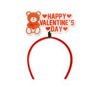 LLINthy Bandeau festif pour la Saint-Valentin - Thème de l'amour - Pour enfants et filles - Accessoire élégant pour le visage