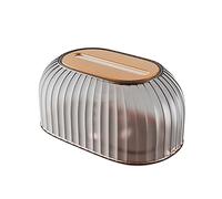 LLINthy Boîte de rangement pour serviettes de comptoir - Distributeur de mouchoirs rayés - Facile à utiliser