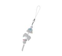 LLINthy Breloque de téléphone faite à la main en forme de lapins et méduses - Accessoire de téléphone portable - Pour femme tendance - Méduse