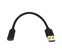 LLINthy Câble d'extension USB 3.0 haute vitesse vers type C femelle pour chargement et transfert de données, prend en charge le lecteur de carte Hub de type C