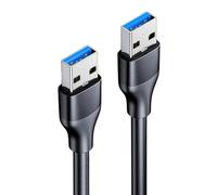 LLINthy Câble USB 3.0 mâle vers cordon de 5 m, idéal pour connecter des caméras et décodeur, transfert de données et synchronisation des données d'alimentation vers un cordon USB