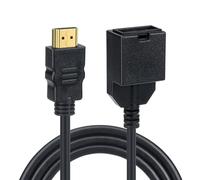 LLINthy Câble vidéo durable résistant à la chaleur - Cordon d'extension vidéo transparent pour écrans clairs pour consoles de jeu, divertissement de voiture, câble HDMI série Top