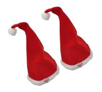 LLINthy Chapeau de Père Noël dansant électrique fonctionnant à piles Chant vacances Couvre-chef avec ajustement confortable pour enfants et parents