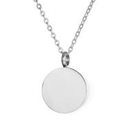 LLINthy Collier avec pendentif urne rond en acier inoxydable pour amoureux des animaux