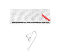 LLINthy Contrôleur ARGB 1 à 10 répartiteur 5 V 3 broches ventilateur de refroidissement ventouse pour gestion de boîtier PC ARGB PWM Splitter WMagnetic