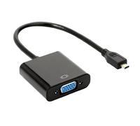 LLINthy Convertisseur HDTV vers VGA Résolution 1080p Plug and Play Design Texture pour divers appareils Smartphone Display Plug and Play HDTV vers VGA Adaptateur