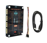 LLINthy Convertisseur série rapide 6 Mbps 8 ports module d'extension 3,3 V 5 V tensions USB vers 8 canaux d'extension TTL