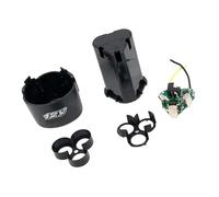 LLINthy Coque de batterie vide antichoc avec circuit imprimé intégré pour batteries 18650 - Design anti-surcharge - Support de batterie compatible avec plusieurs appareils