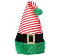 LLINthy Décoration de Noël, chapeau de Père Noël, fête costumée, décoration saisonnière pointue, rassemblement de famille, couvre-chef festif