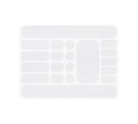 LLINthy Étiquette de protection de cadre de vélo personnalisable en PVC contre la poignée pour tube de descente de chaîne Plusieurs choix de formes nombreuses couleurs de cadre de vélo Defender