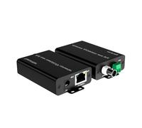 LLINthy Extension de réseau coaxial Power Over Ethernet Convertisseur coaxial Extender 500 m Adaptateur de transmission de données pour caméra réseau Ethernet sur adaptateur