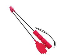 LLINthy Fouet de dressage portable pliable en silicone pour la correction du comportement intérieur et extérieur pour chien