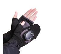 LLINthy Gantelets chauffés par radio rechargeable - Chauffage rapide - Trois vingt tiques - Double chaleur partielle pour les tâches en plein air et un usage quotidien - Gants d'hiver chauds pour dons