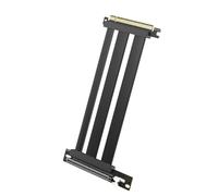 LLINthy Installation facile PCIe 5.0 X16 Adaptateur de connecteur GPU à angle droit Vitesse rapide 32 GT/s Transfert de données Économie d'espace pour PC GPU Connecteur