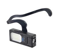 LLINthy Lampe frontale LED lumineuse avec design divisable, technologie de détection de mouvement, longue durée de vie de la batterie, texture ABS pour une utilisation nocturne, lampe frontale