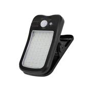 LLINthy Lampe solaire d'extérieur à serrage automatique 3 modes modifiable trioxyde d'aluminium chaud pour jardin, entrée, balustrade, lampe solaire imperméable