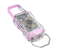 LLINthy Lampes de poche LED portables pour camping - Petite lampe LED portable offrant des illuminations lumineuses - Texture ABS pour le camping - Porte-clés lumineux