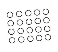 LLINthy Lot de 20 mousquetons en métal léger pour clés de voiture et accessoires faciles à ouvrir